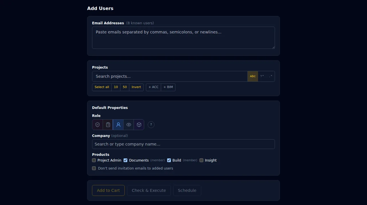 Add user workflow